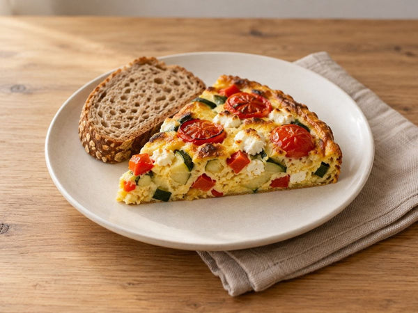 Frittata z warzywami – zdjęcie poglądowe (AI)