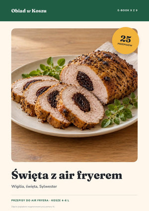 Okładka e-booka Święta z air fryerem