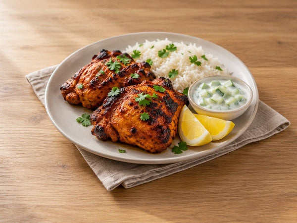 Udka tandoori w jogurcie – zdjęcie poglądowe (AI)
