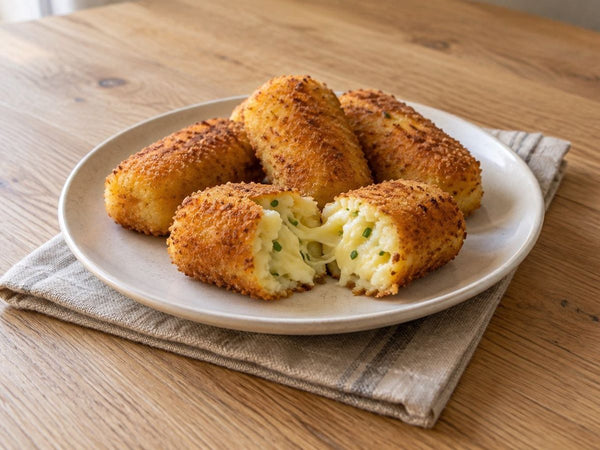 Krokiety ziemniaczane z resztek puree – zdjęcie poglądowe (AI)