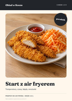 Okładka e-booka Start z air fryerem